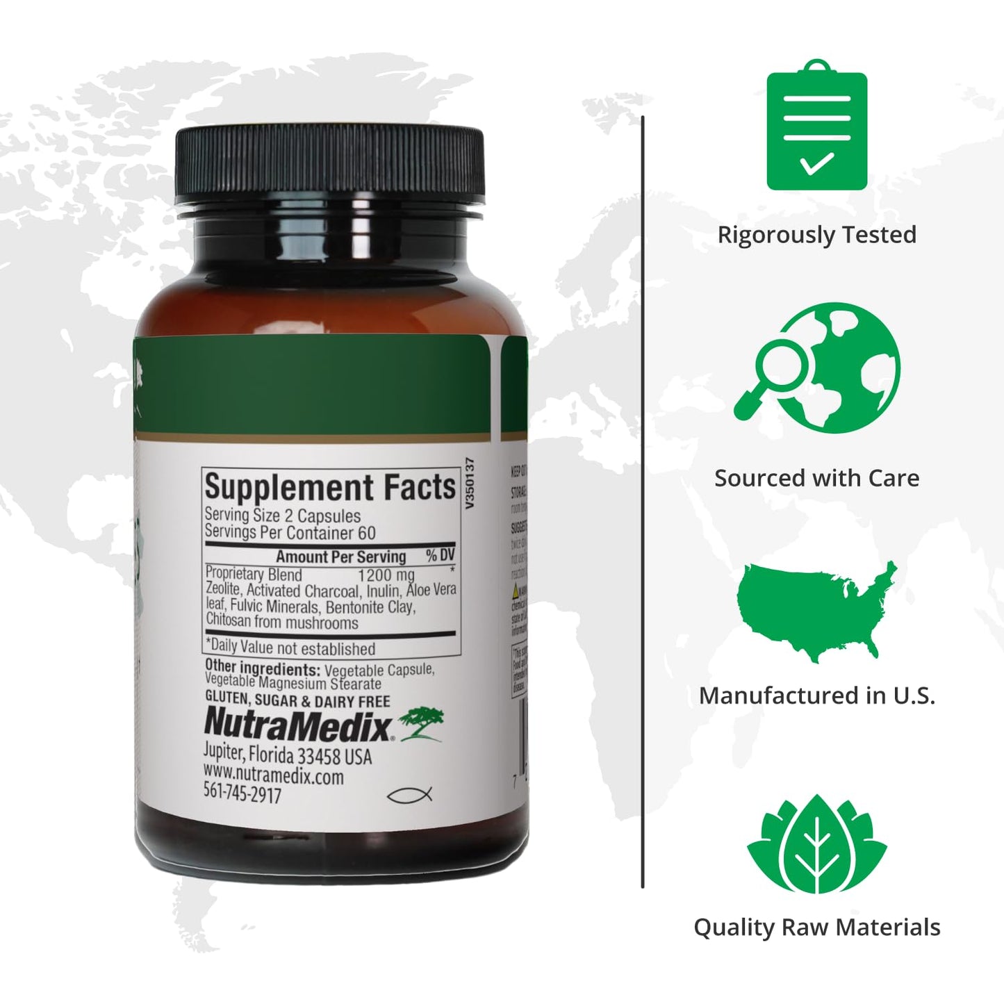 NutraMedix Binder Plus Capsule, 120 Capsules