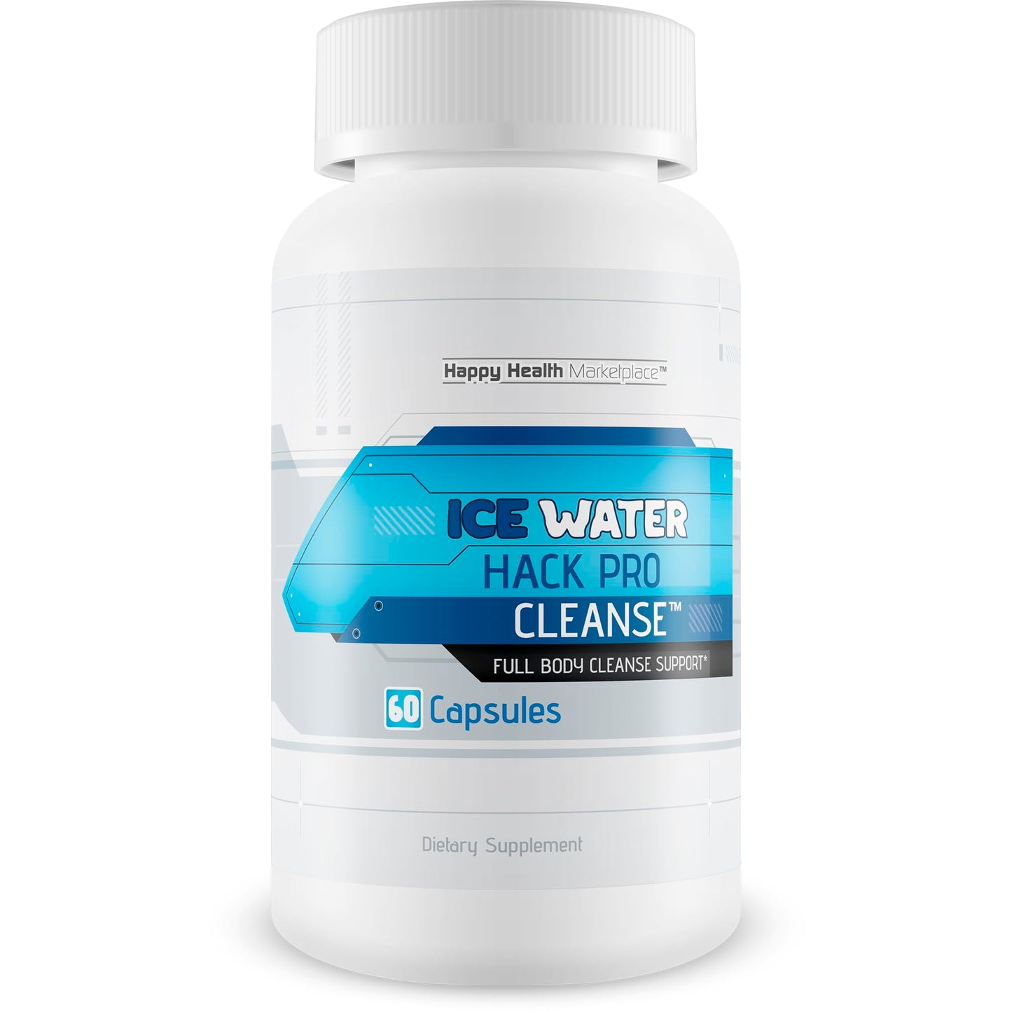 Happy Health Marketplace Ice Water Hack Pro Cleanse Capsules 90 Count