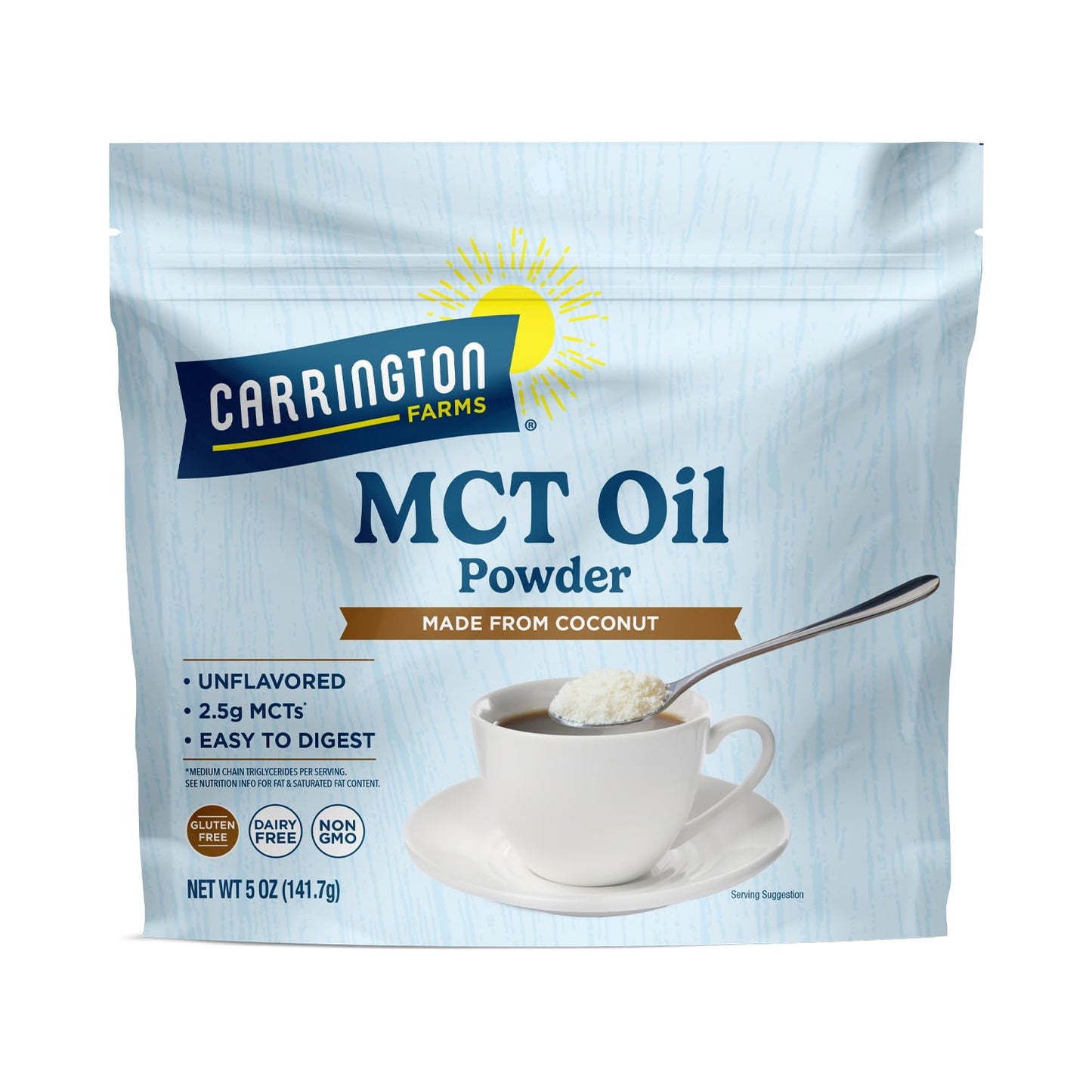 Carrington Farms Organic MCT Oil Powder, 5 Ounce