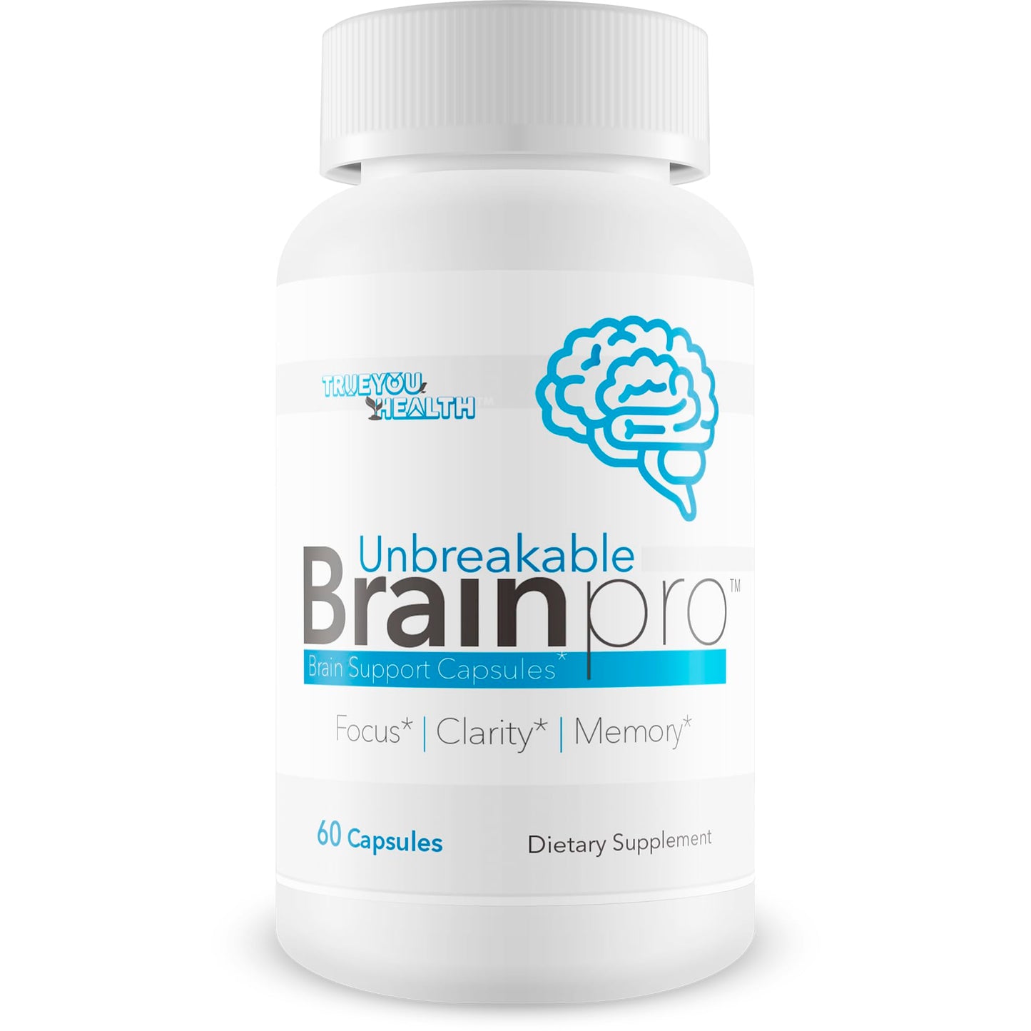 True You Health Unbreakable Brain Pro Capsules, 60 Count
