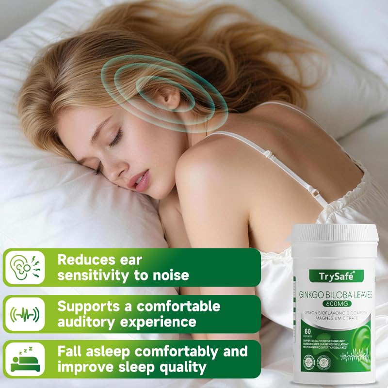 TrySafe Hearing Support Formula 1000mg Capsule, 60 Count
