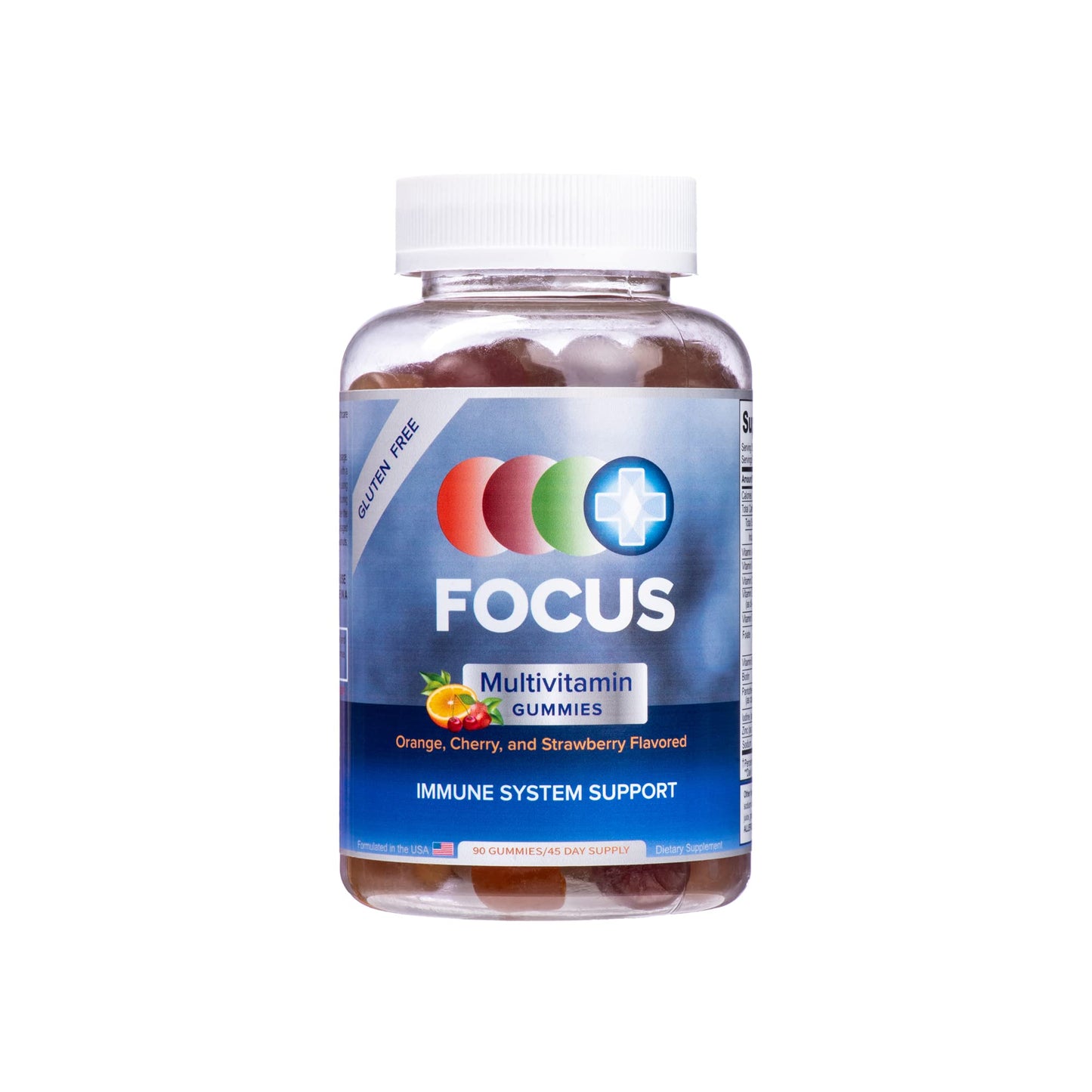 Focus Vision Supplements Multivitamin Gummies, 48 Count