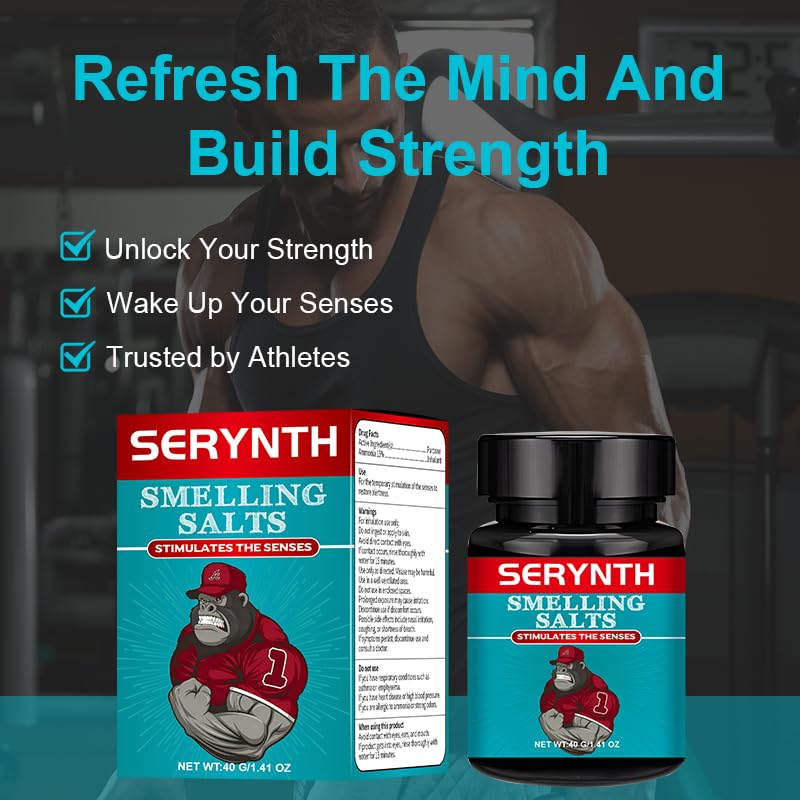SERYNTH Smelling Salts for Strength Training Powder 1.41 Ounce