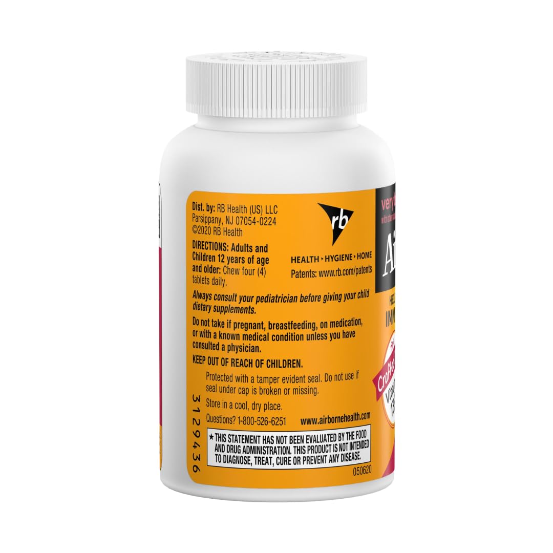 Airborne Vitamin C 1000mg Tablets, 32 Count