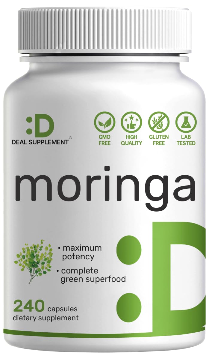 DEAL SUPPLEMENT Moringa Capsules 240 Count