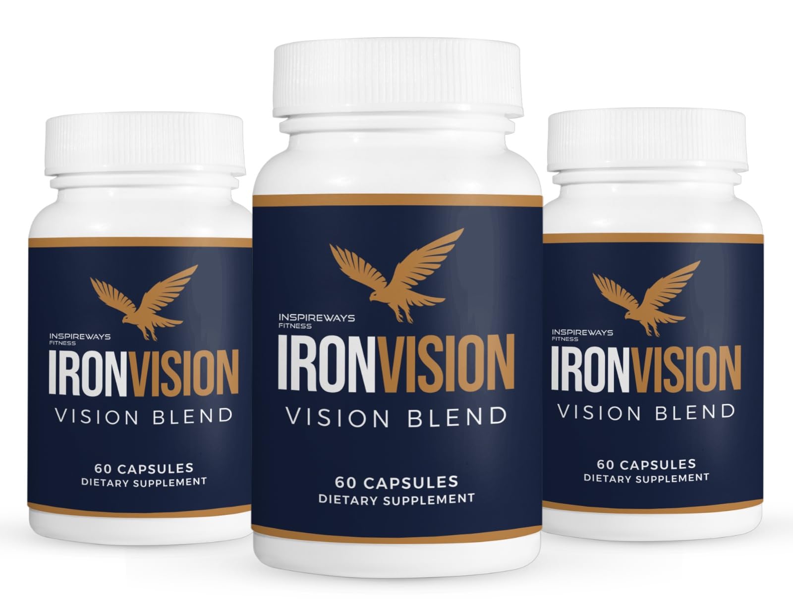 Fitness InspireWays IronVision Eye Support Multivitamin Capsule, 180 Capsules