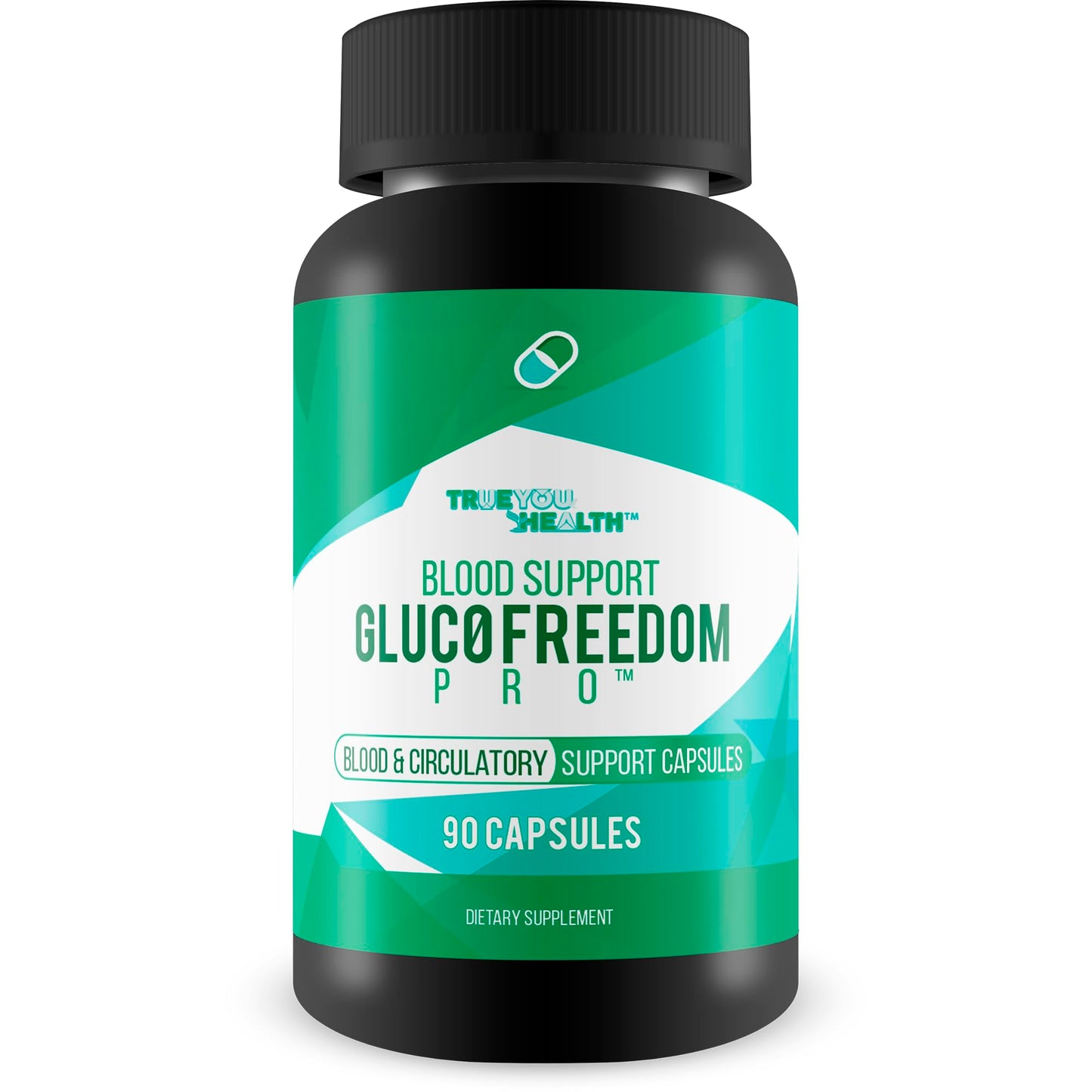 True You Health Blood Support Gluc0 Freedom Pro Capsule, 90 Count
