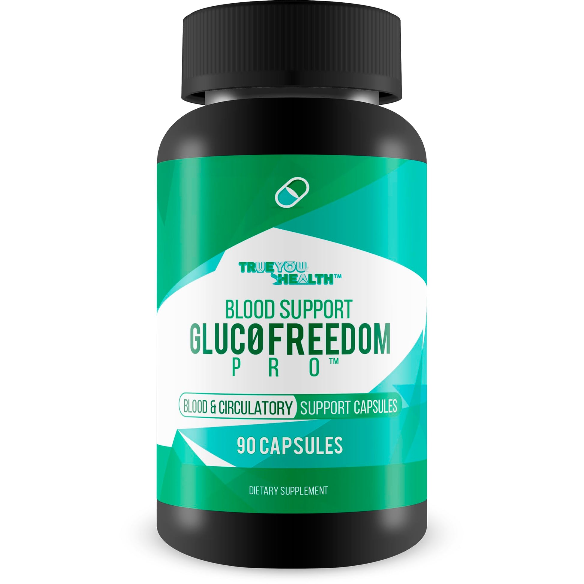 True You Health Blood Support Gluc0 Freedom Pro Capsule, 90 Count