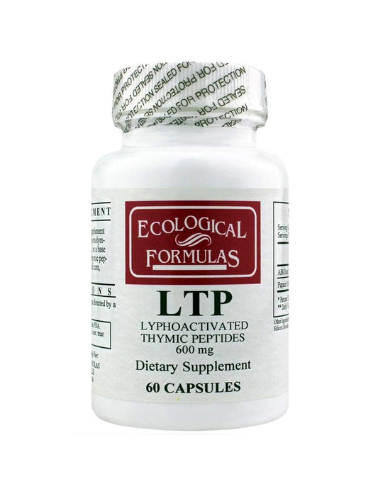 Ecological Formulas Lyphoactivated Thymic Peptides 600 mg Capsule, 60 Count