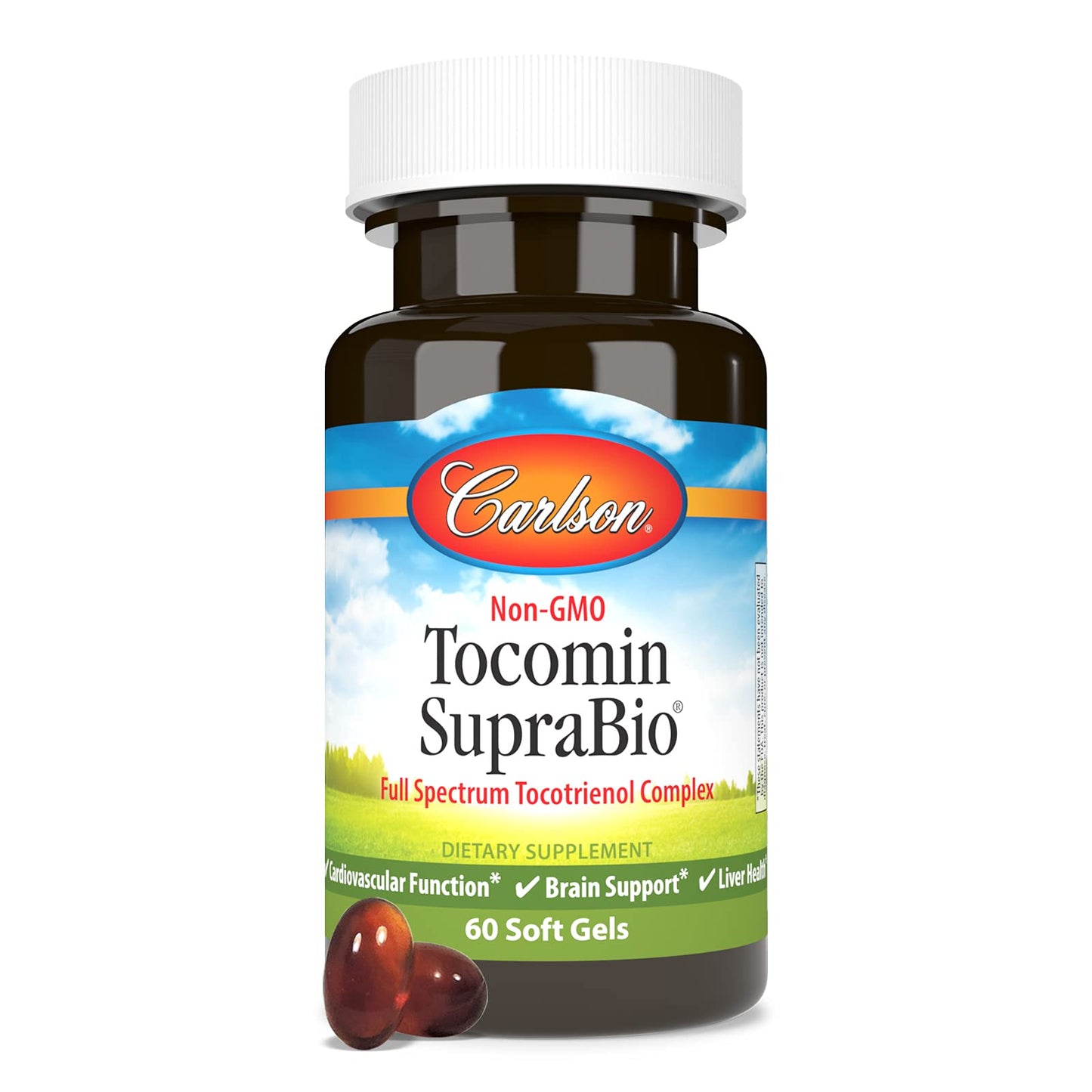 Carlson Tocomin SupraBio Bio-enhanced Tocotrienol Complex Softgels 60