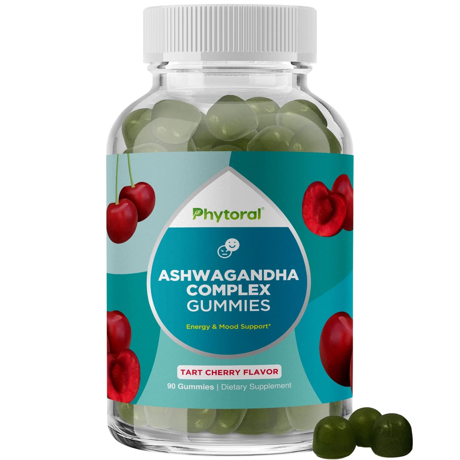Phytoral Calming Ashwagandha Gummies with Zinc and Vitamin D, 90 Count