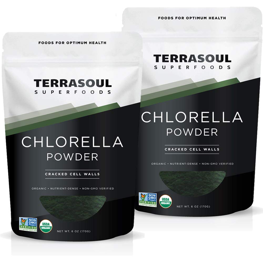 Terrasoul Superfoods Organic Chlorella Powder (Cracked Cell Walls) 12 oz