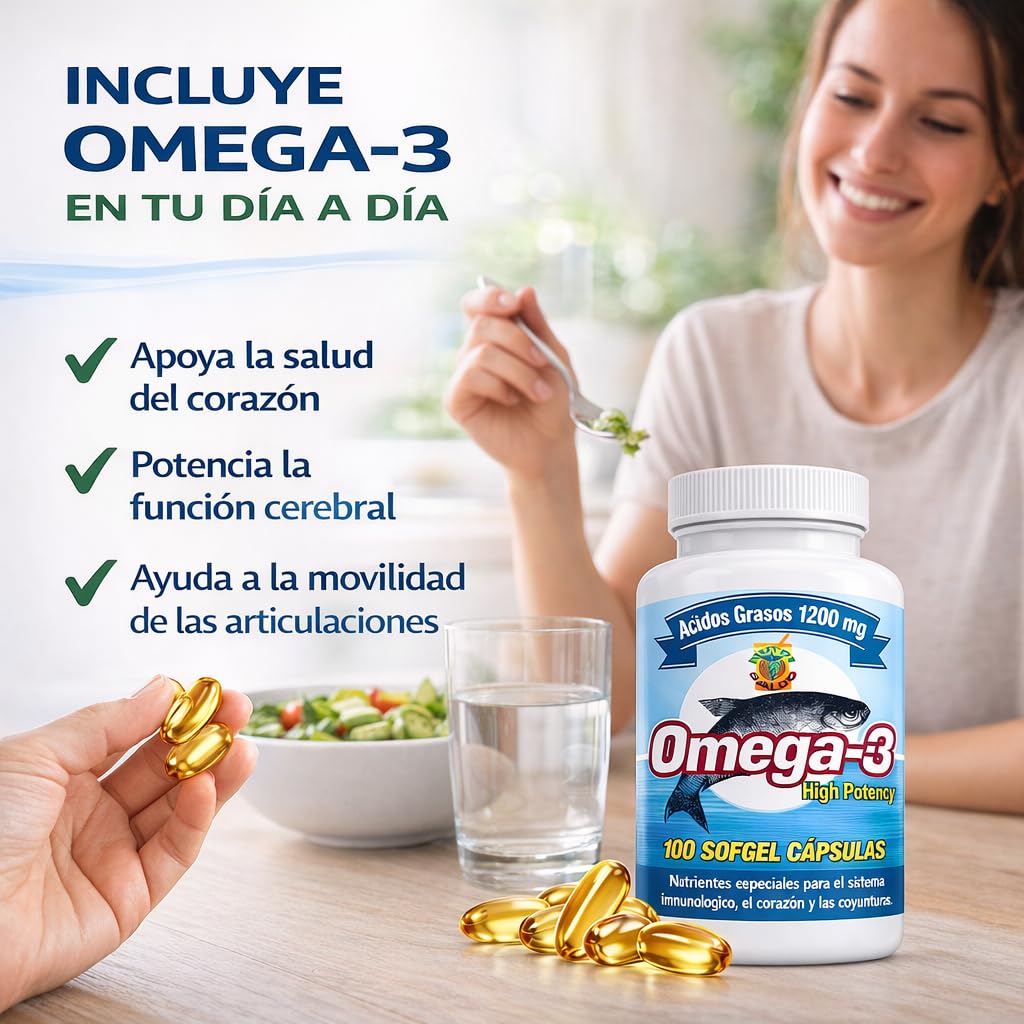 Nutrisalud Products Omega-3 Capsules 100 Count