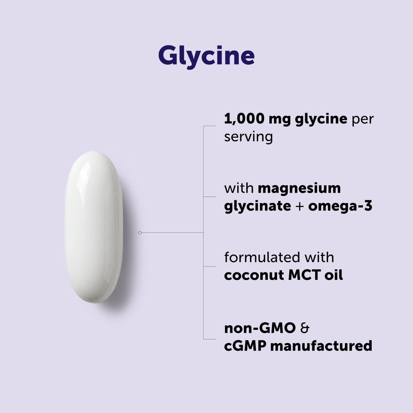 Micro Ingredients Glycine 1,000 mg Per Serving Softgels 240