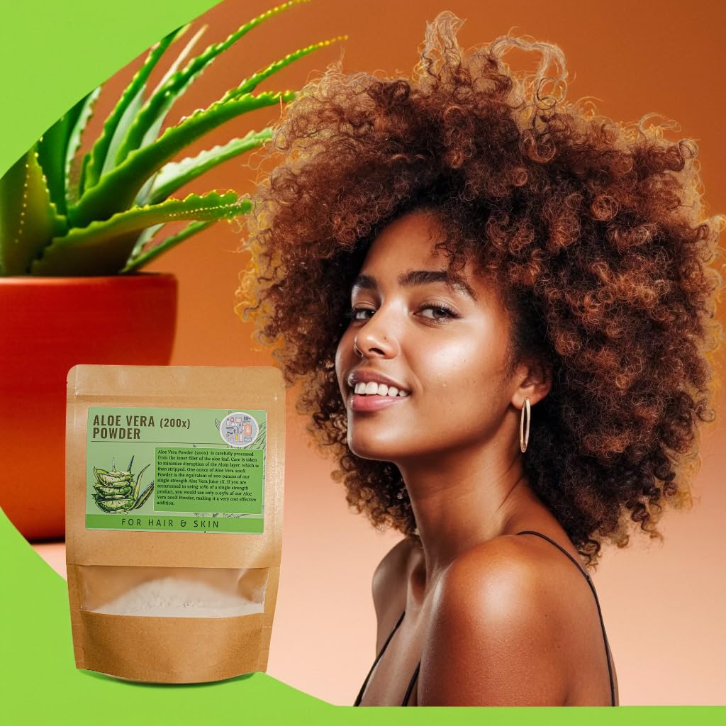 Generic Aloe Vera Gel Powder 200x Cosmetic Grade, 4 Ounces