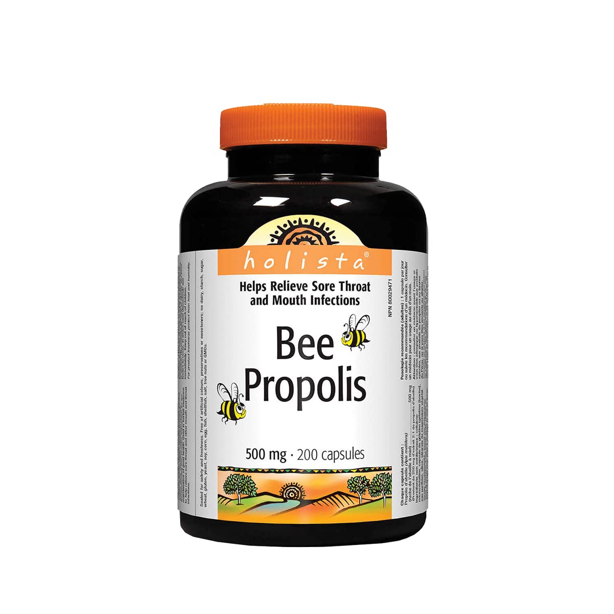 Holista Bee Propolis 500mg Capsules, 200 Capsules