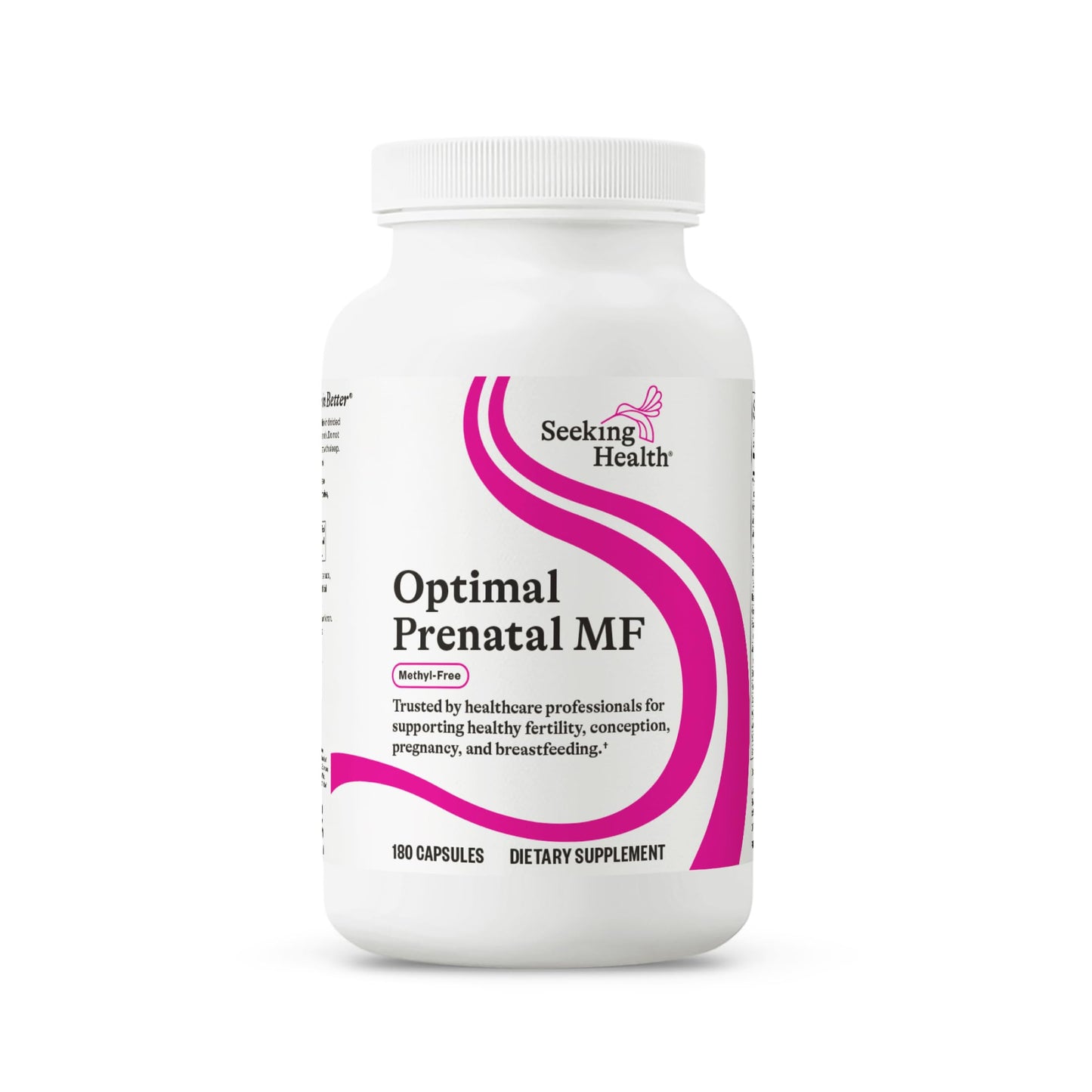 Seeking Health Optimal Prenatal MF Capsules, 180 Count