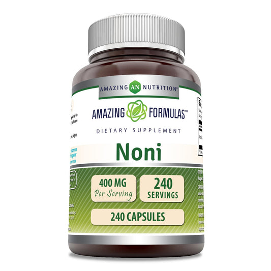 Amazing Nutrition Noni 400 mg per Serving Capsules, 240 Capsules