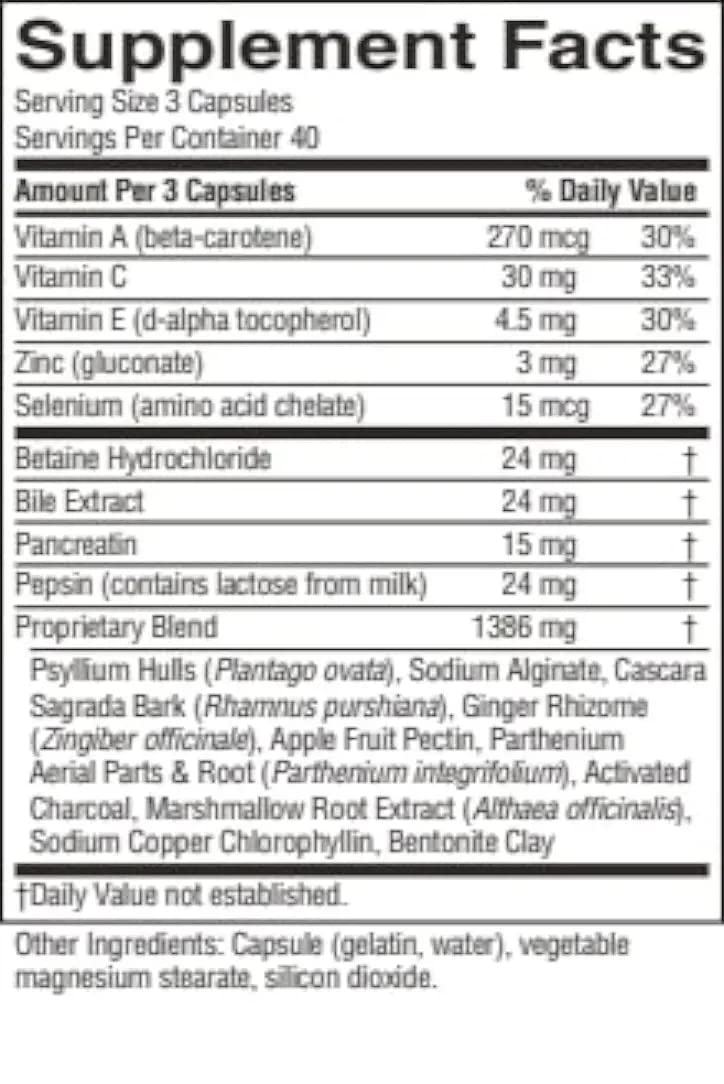 Nature's Sunshine Bowel Detox Capsule, 120 Capsules