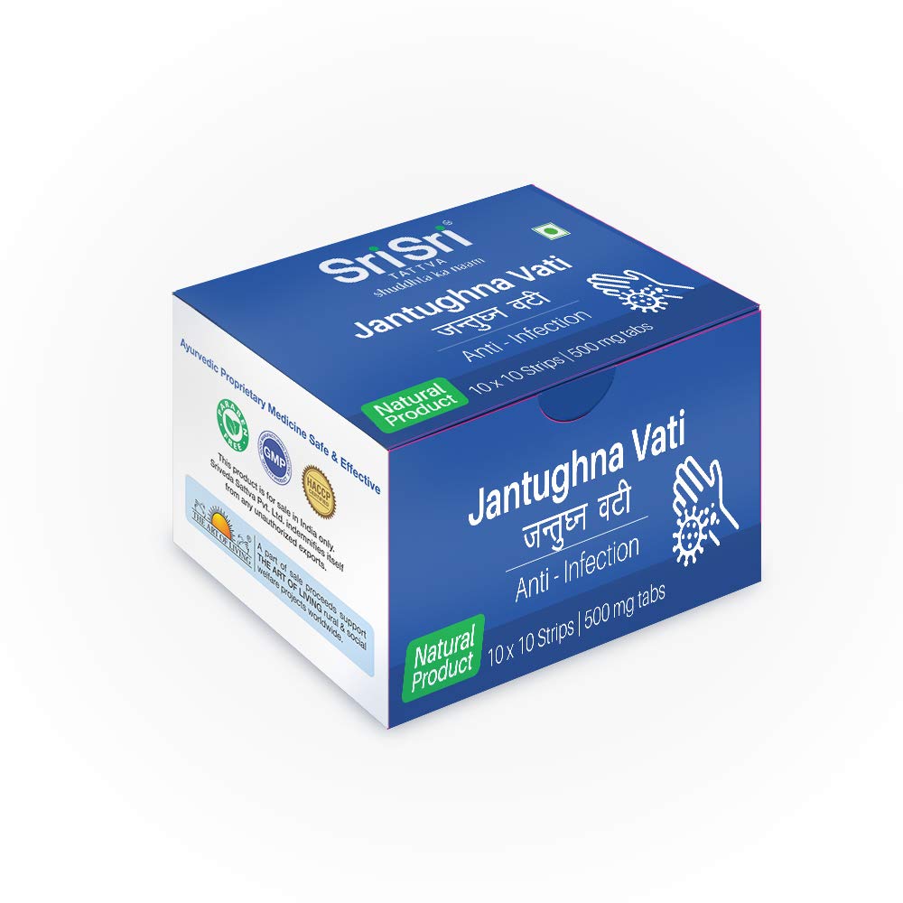 NWIL Sri Sri Tattva Jantughna Vati 500mg Tablet, 100 Tablets
