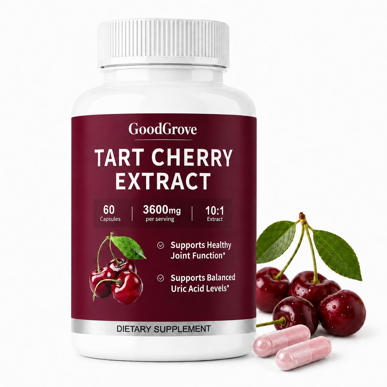 SHAOMABA GoodGrove Tart Cherry Extract 60 Capsules