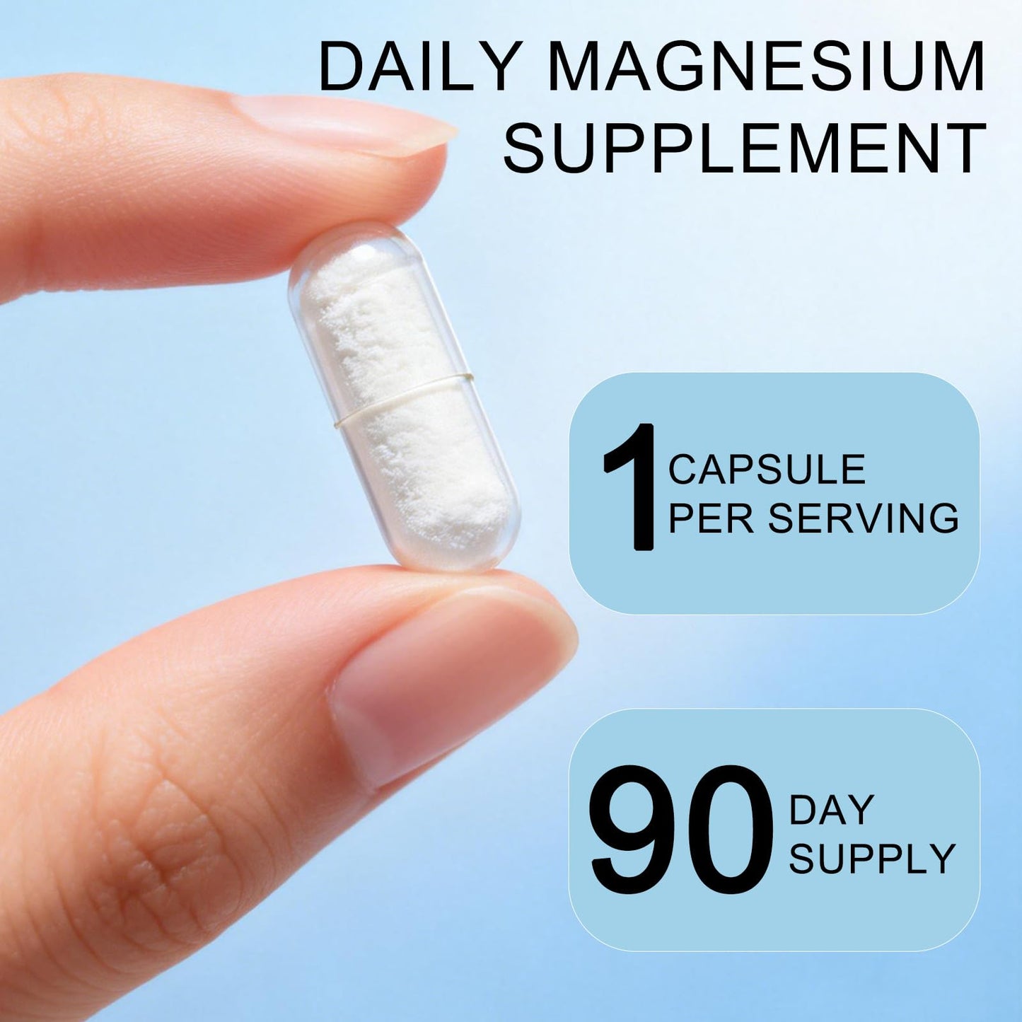 ZYGCDZ Magnesium Carbonate 500mg, 90 Capsules