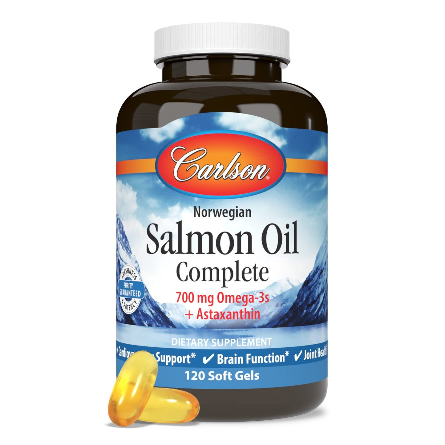Carlson Salmon Oil Complete 700 mg Softgels 120