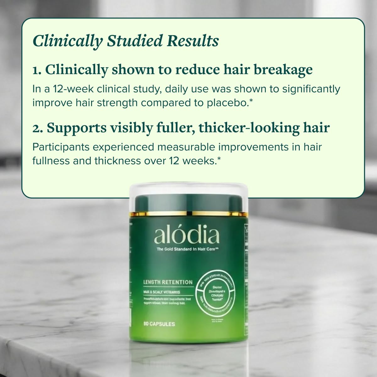 ALODIA Hair and Scalp Vitamins for Women 90 Capsules