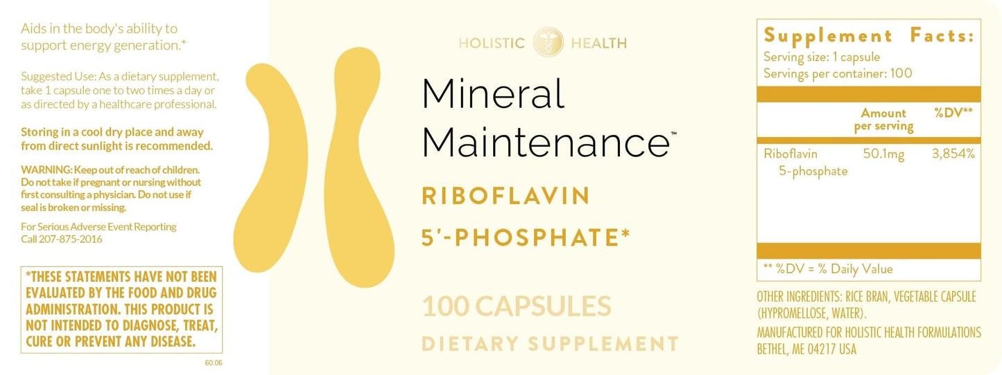 Holistic Health Mineral Maintenance Capsule 100 Capsules