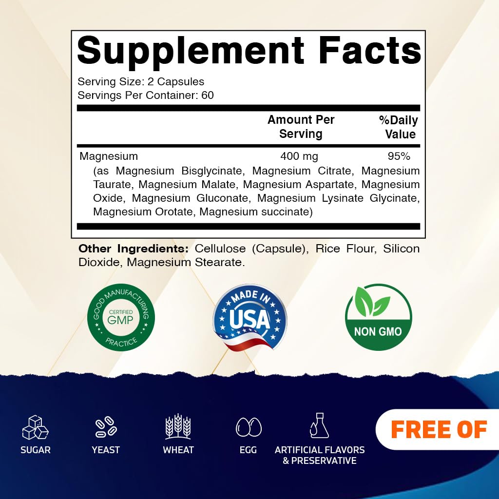 Vitamatic Magnesium Complex Capsules 240 Capsules
