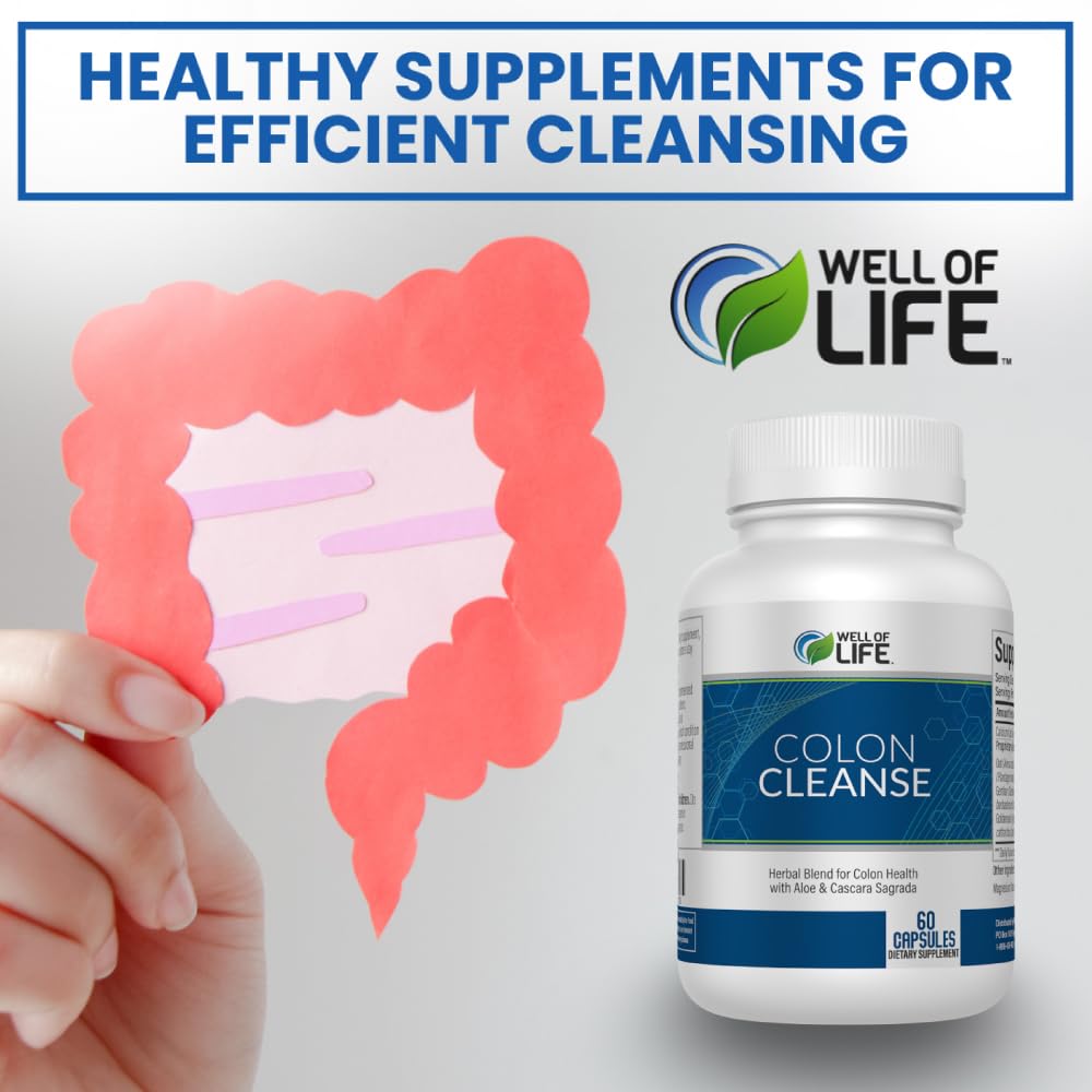 Well of Life Super Colon Cleanse Capsules, 60 Count