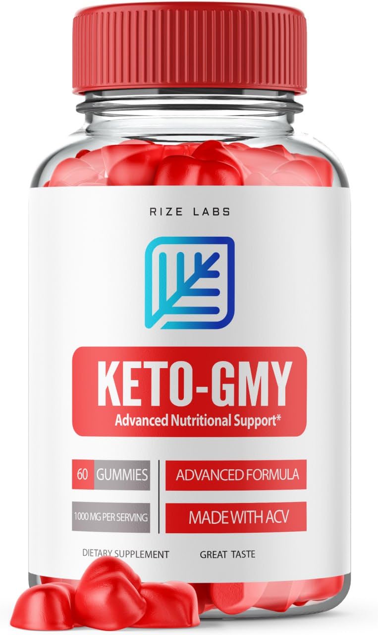 Rize Labs Keto-GMY Gummies for Weight Loss, Advanced Nutritional Support, Helps to Reduce Belly Fat, Vegan, 60 Gummies