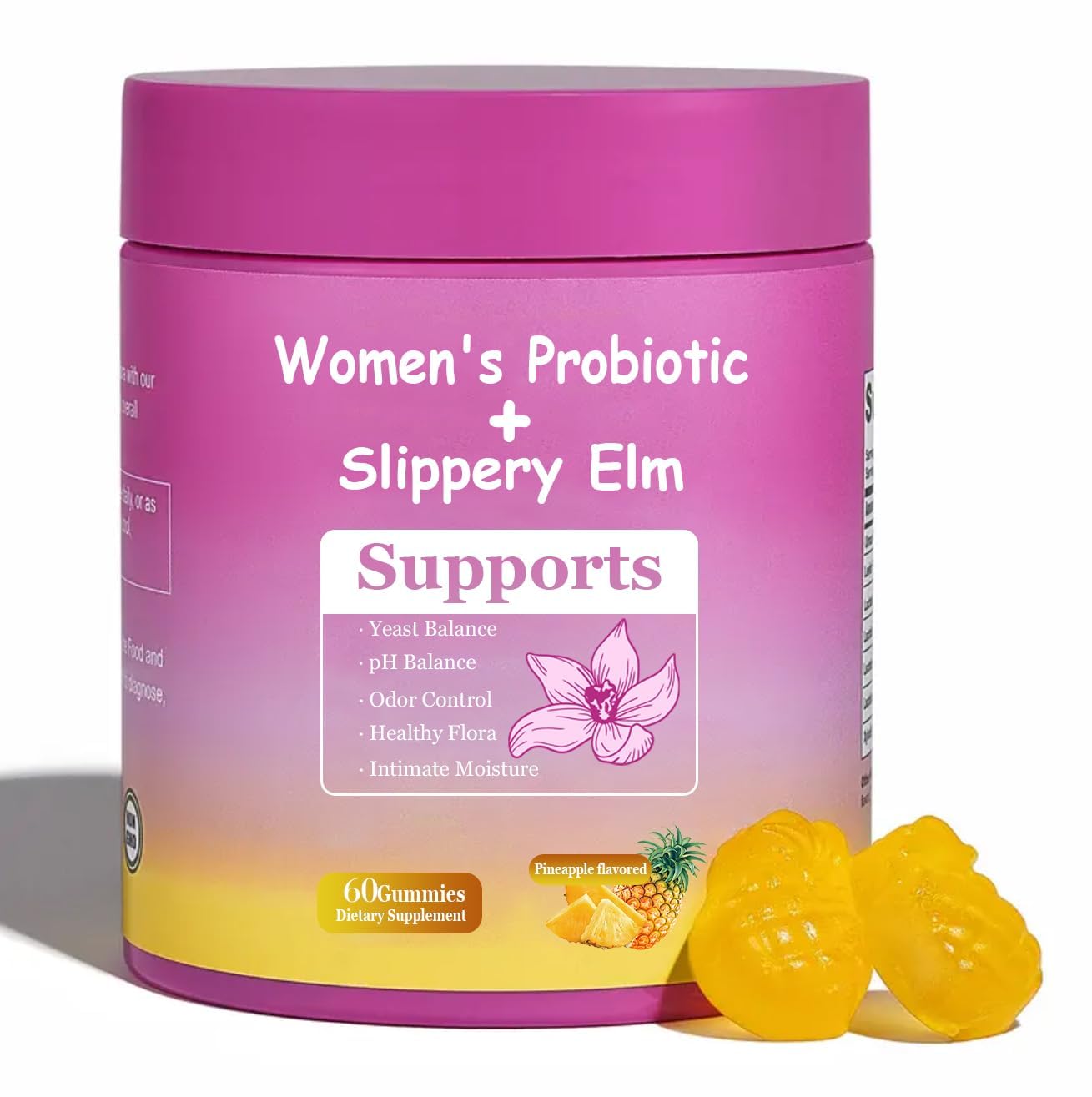 DYALE Her Juicy Feminine Probiotics Gummies for Women Gummy 60 Gummies