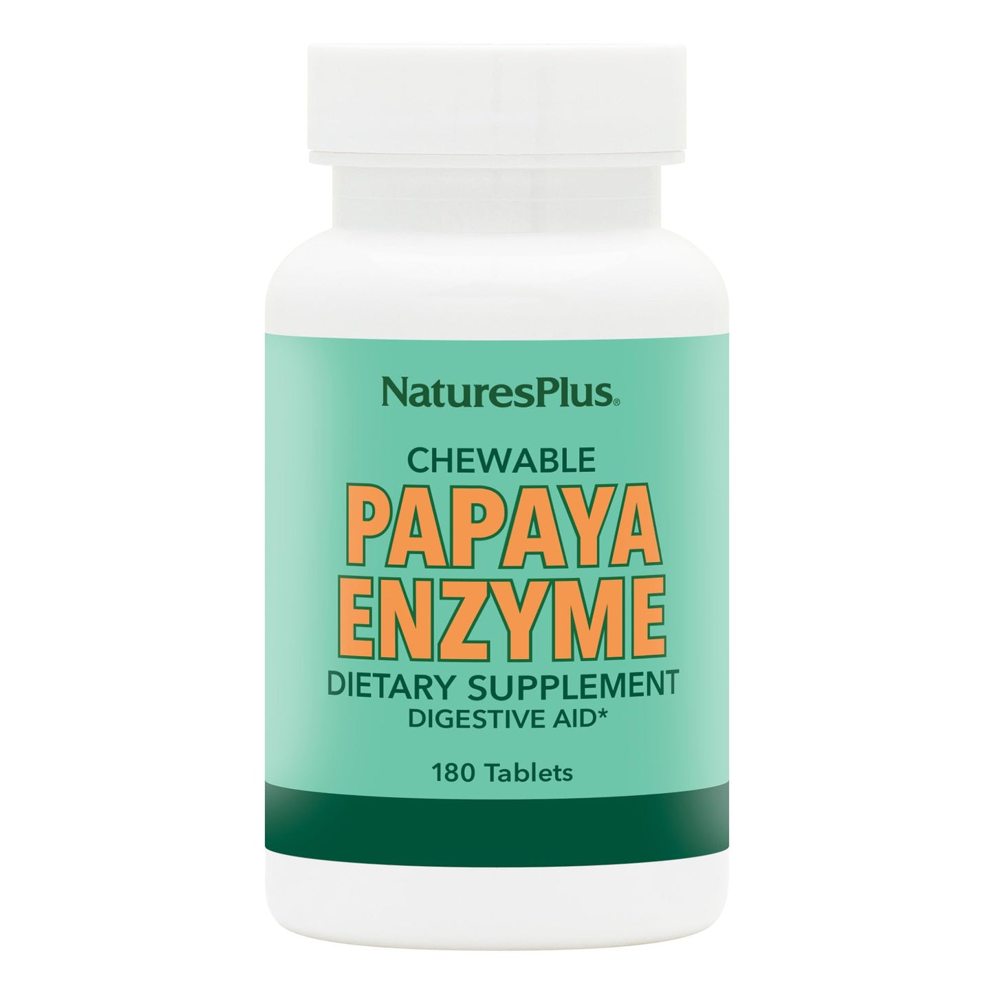 NaturesPlus Papaya Enzyme Tablet 180 Tablets