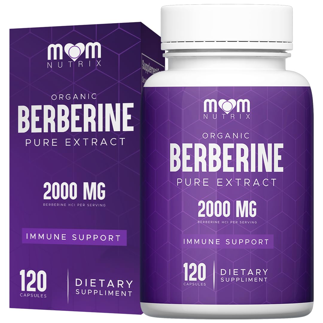 THE MONK Organic Berberine Extract 2000mg Capsule, 120 Count