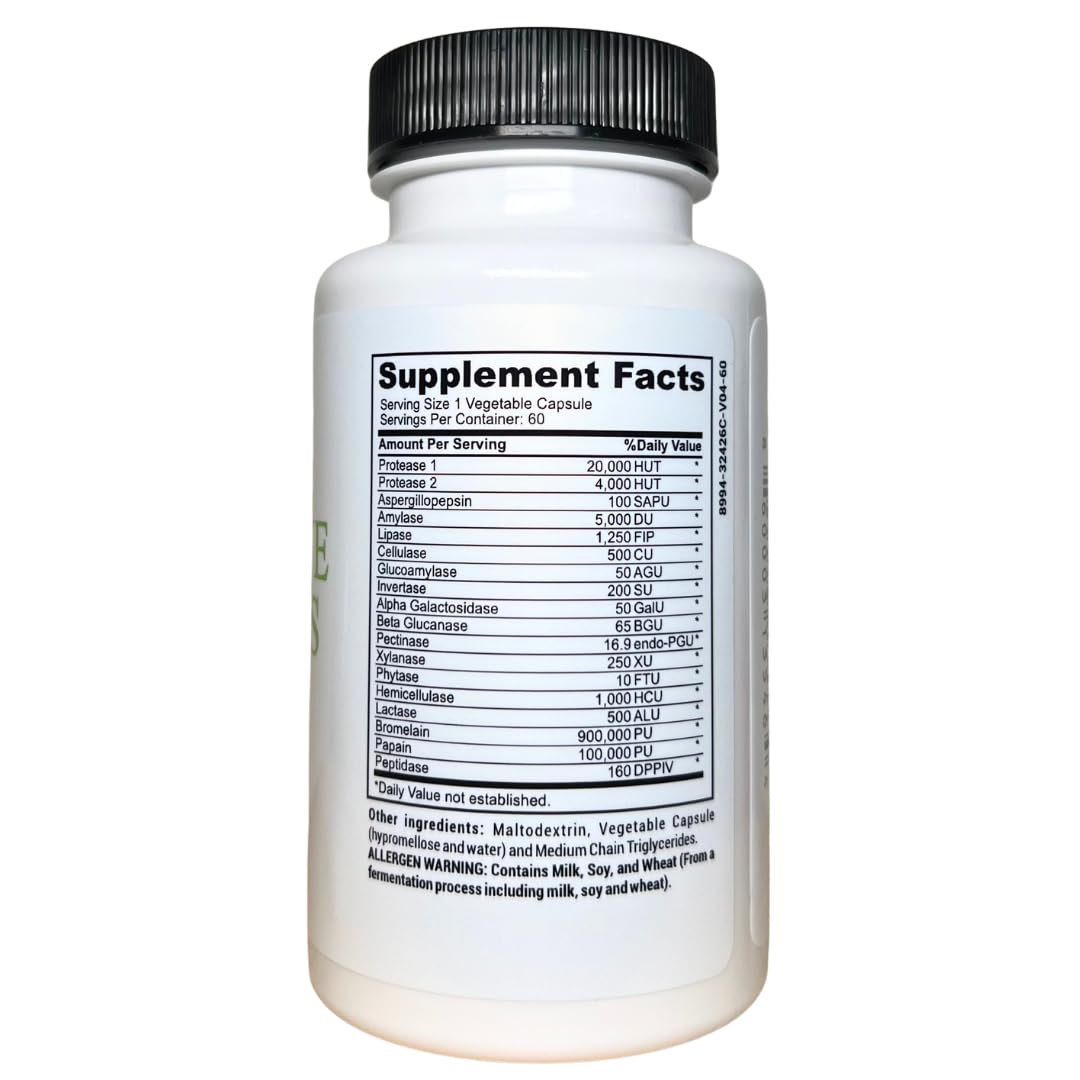 Casa de Sante FODMAP Digestive Enzymes 60 Capsules