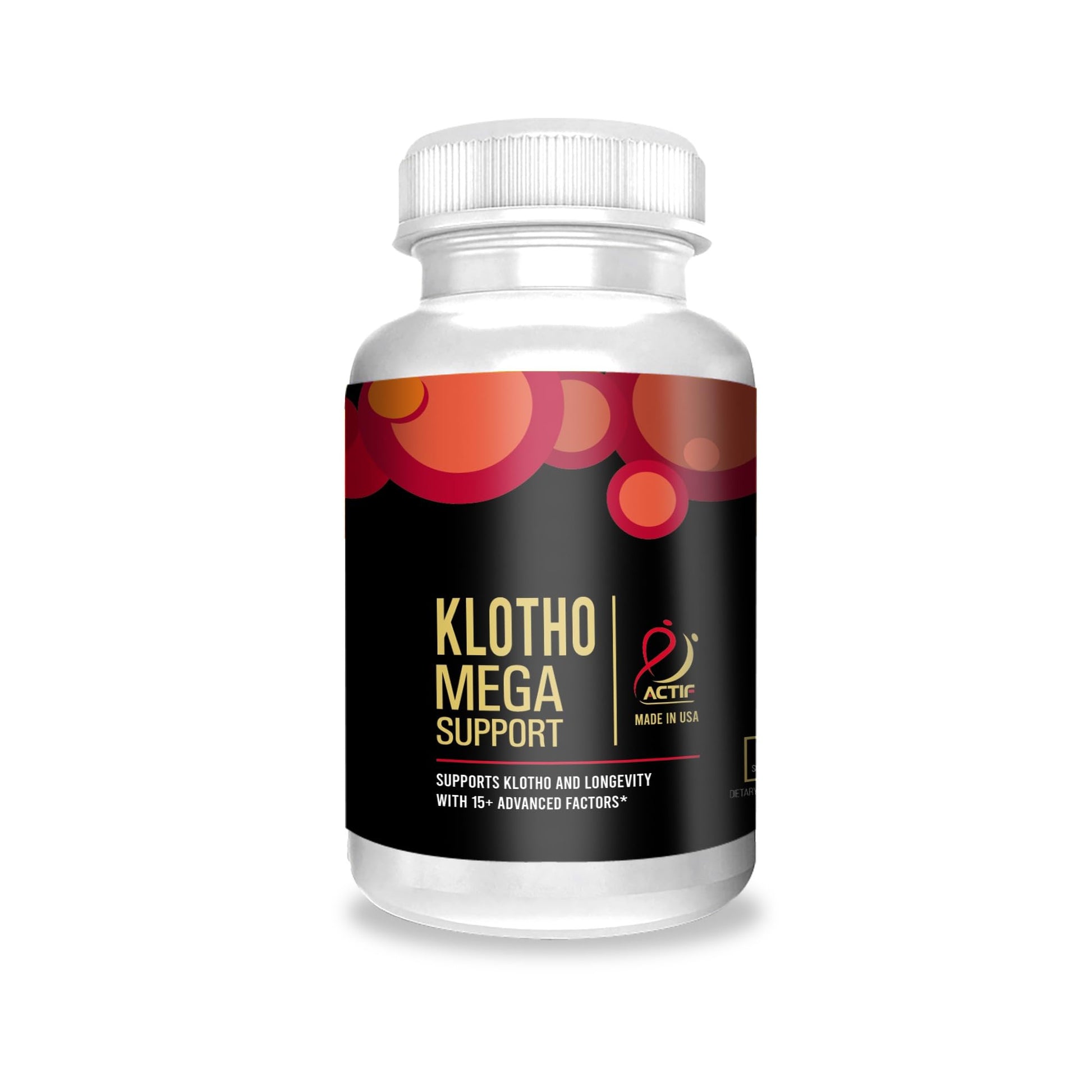 ACTIF Klotho Mega Support Capsules 90 Count
