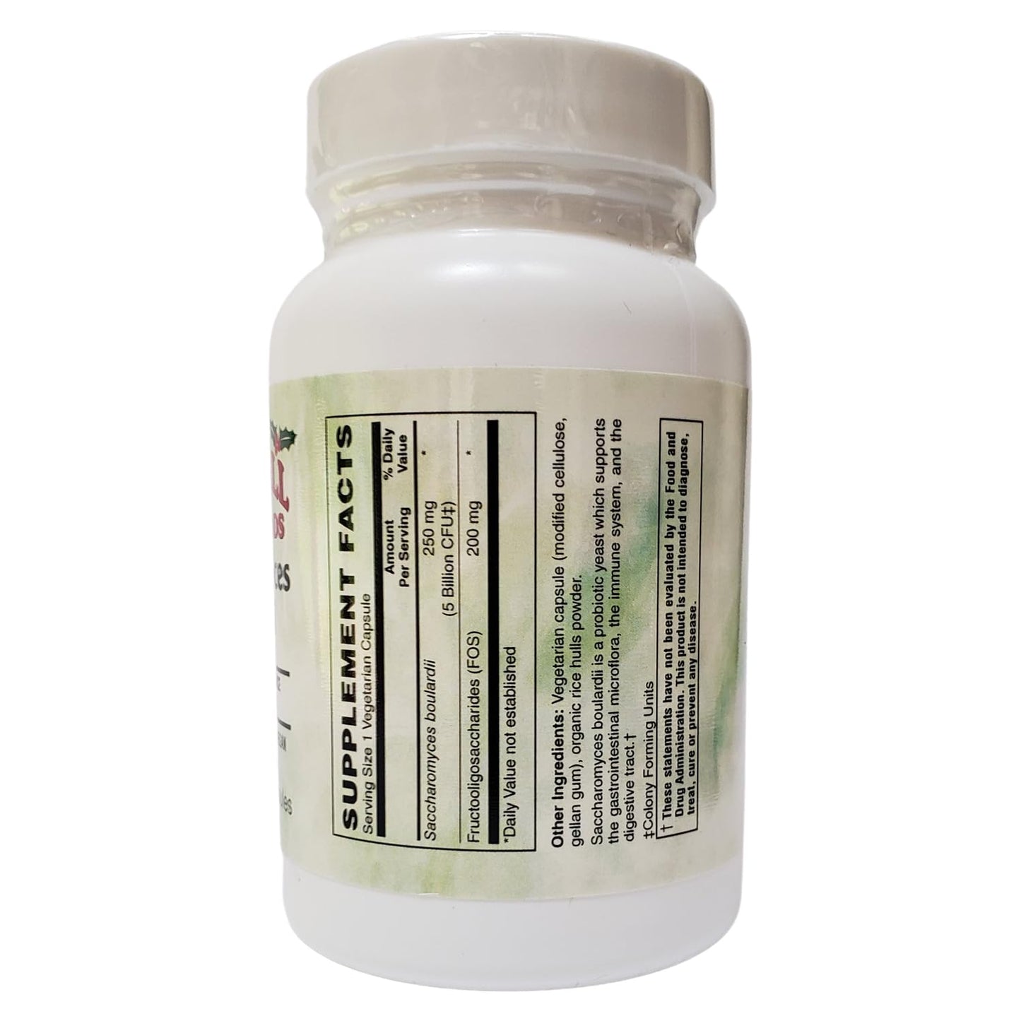 Holly Hill Health Foods Saccharomyces boulardii Capsules, 90 Count