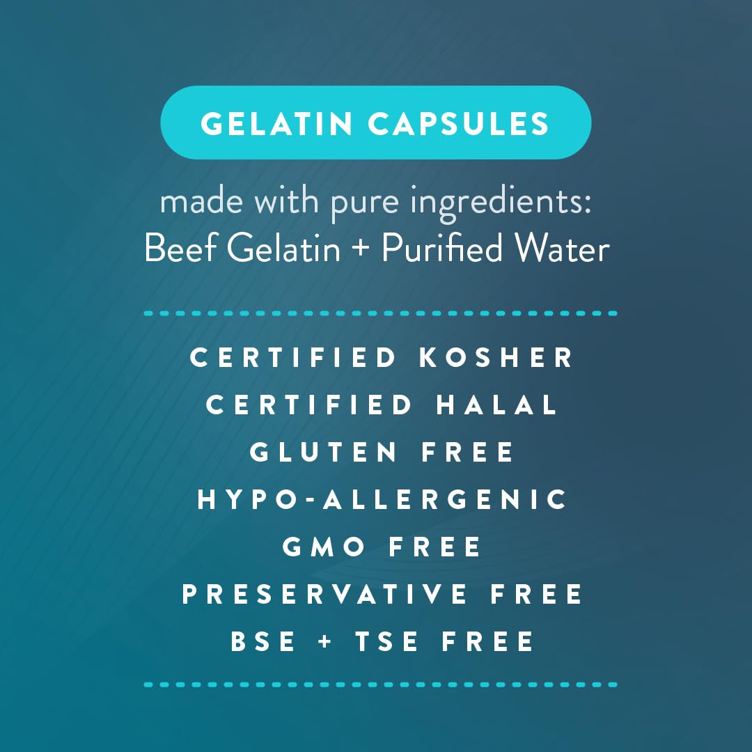 PureCaps USA Empty Gelatin Capsules Size 3, 500 Capsules