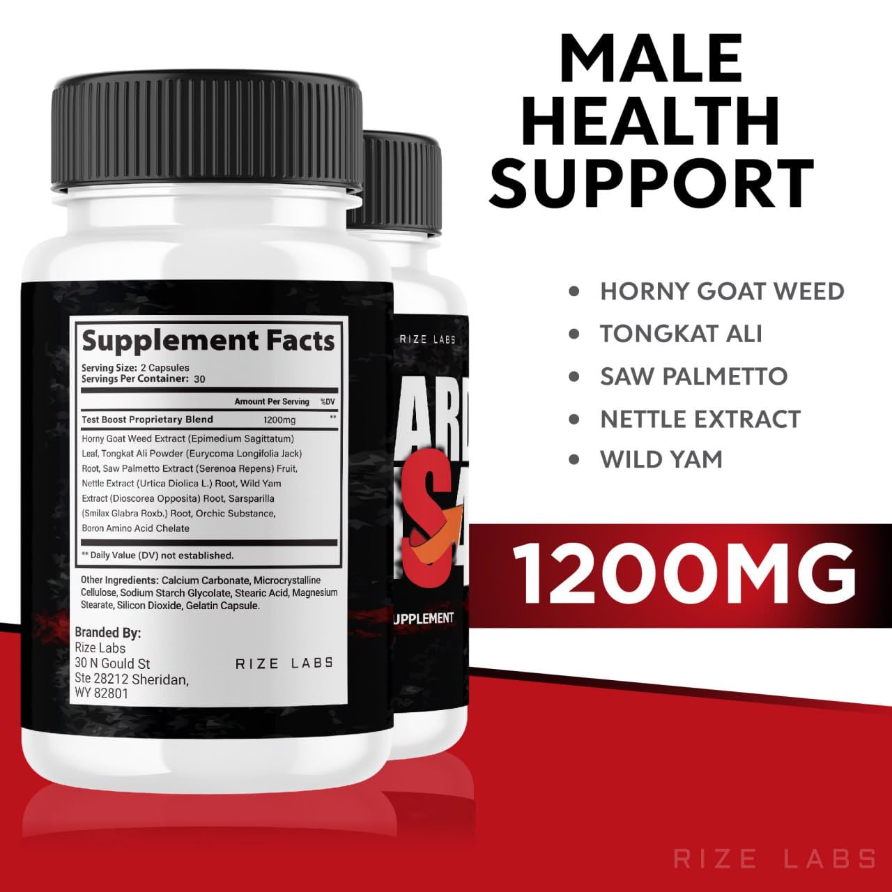 rize labs Hard HS4 Capsules 120 Capsules