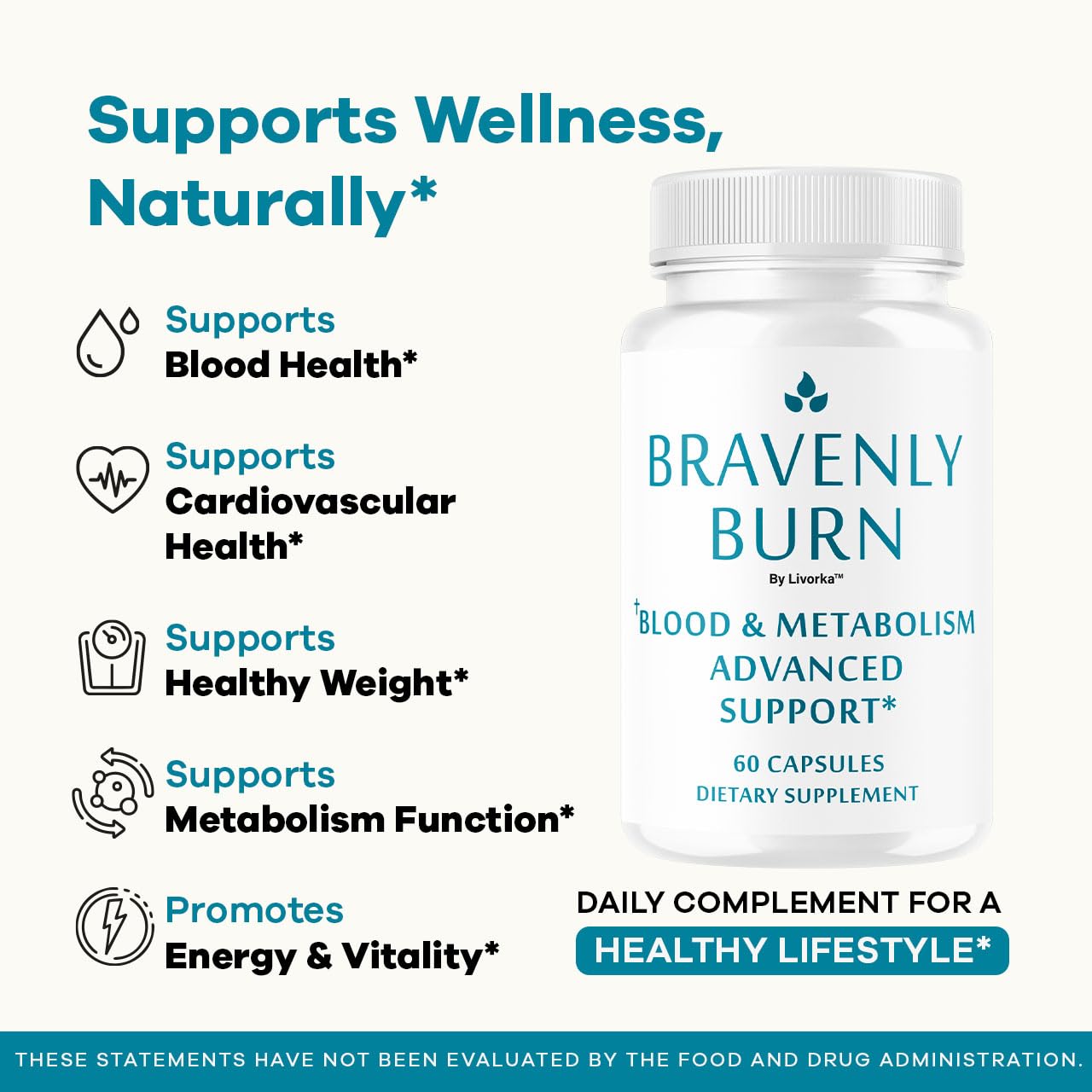 LIVORKA Bravenly Burn Capsules 300 Capsules