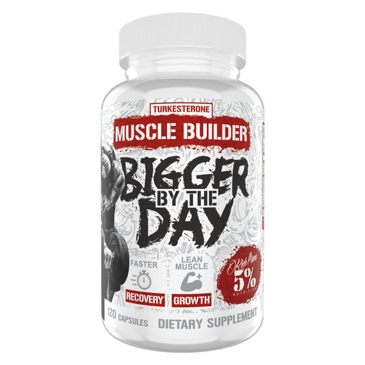 5% Nutrition Rich Piana BiggerByTheDay Anabolic Muscle Builder, Hardcore Mass Gainer Capsules 120