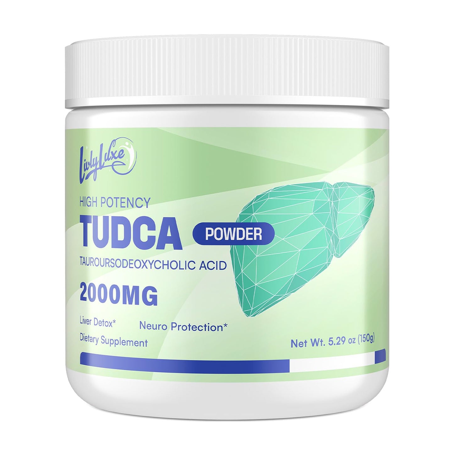 LivLyLuxe TUDCA Powder Liver Support Supplement 5.29 Ounce