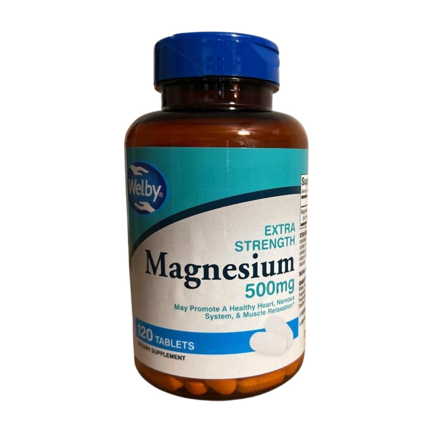 Generic Extra Strength Magnesium 500mg Tablets 120 Count