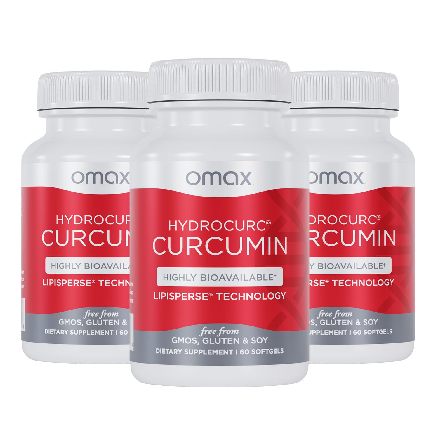 Omax3 HydroCurc Turmeric Curcumin Softgel, 180 Softgels