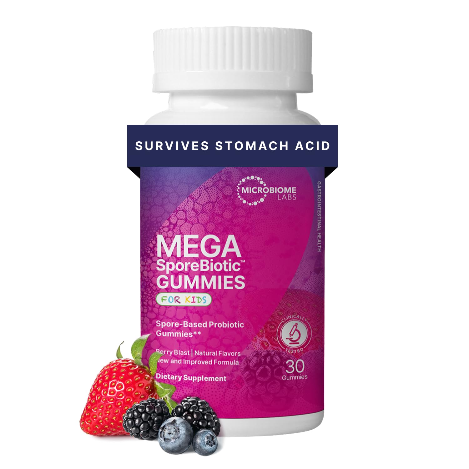 Microbiome Labs MegaSporeBiotic Kids Probiotic Capsules, 30 Count