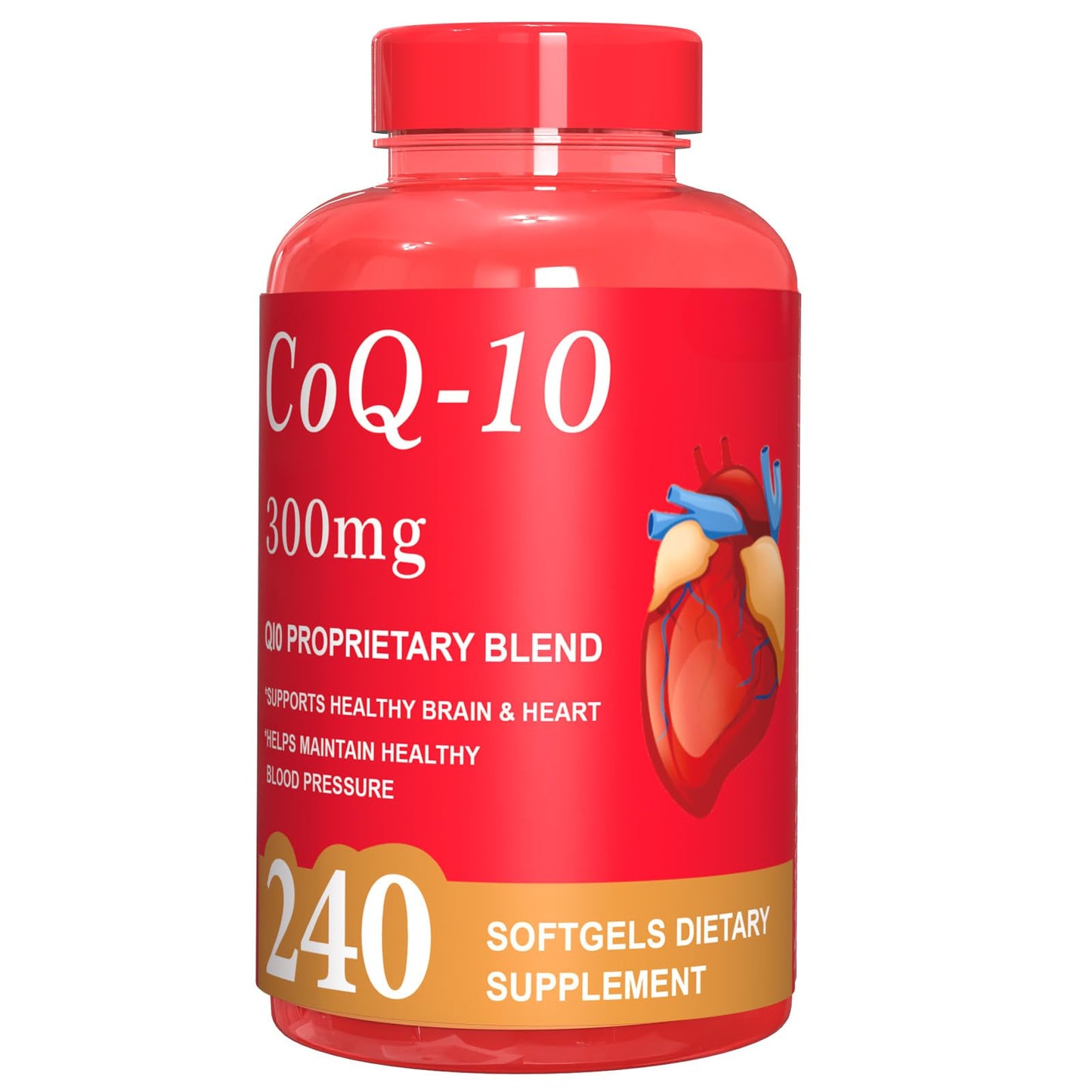 Dr. HR CoQ10 300mg Softgel 240 Count