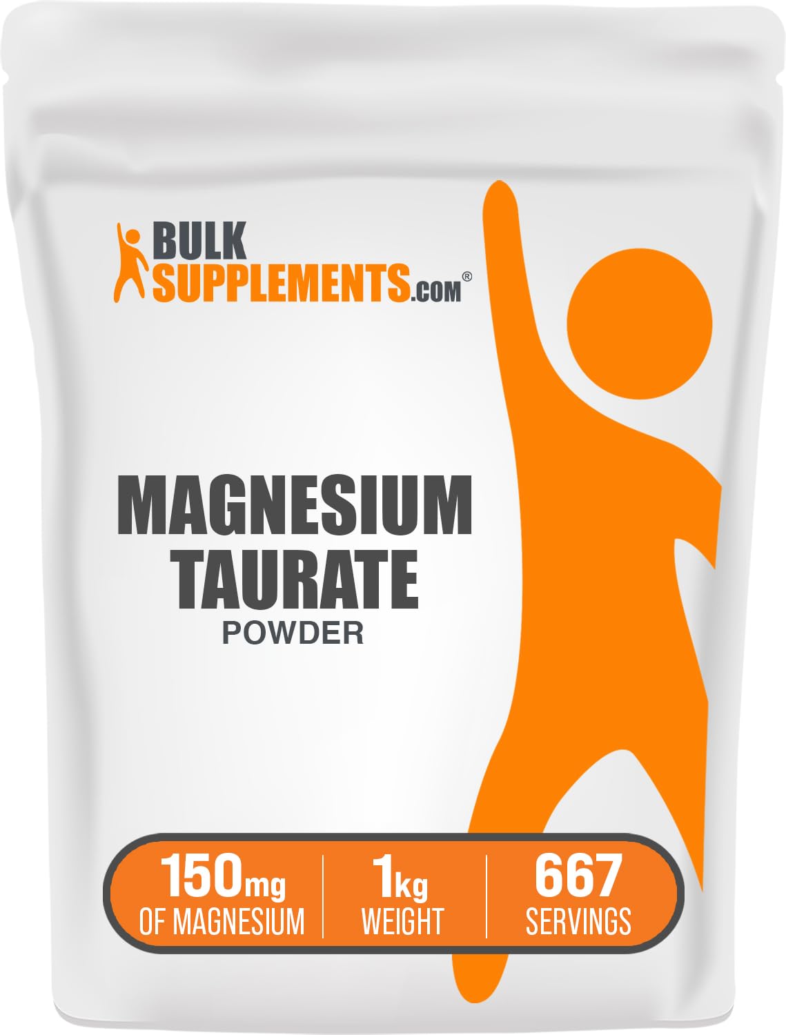 BulkSupplements Magnesium Taurate Powder 35.2 Ounce