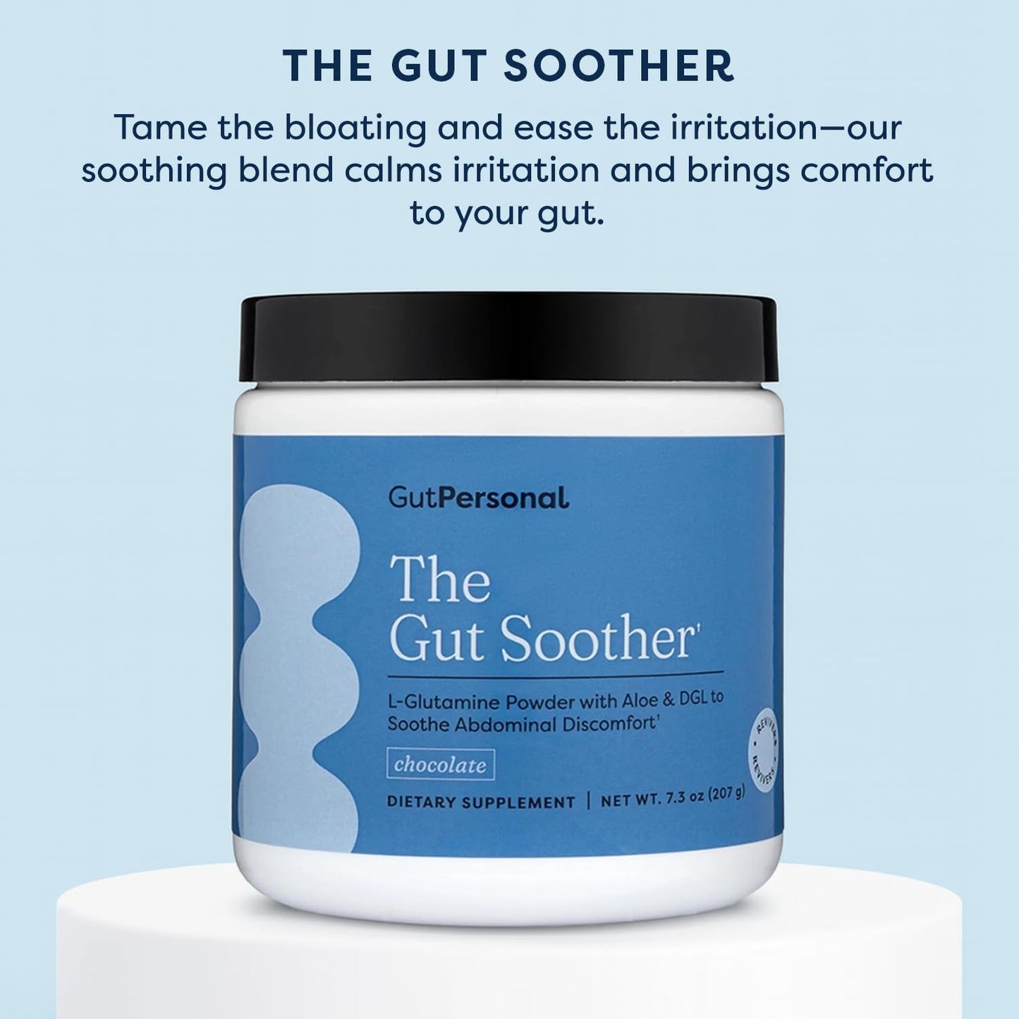 GutPersonal The Gut Soother L-Glutamine Powder Supplement, 1 Ounce, 30 Servings, Chocolate