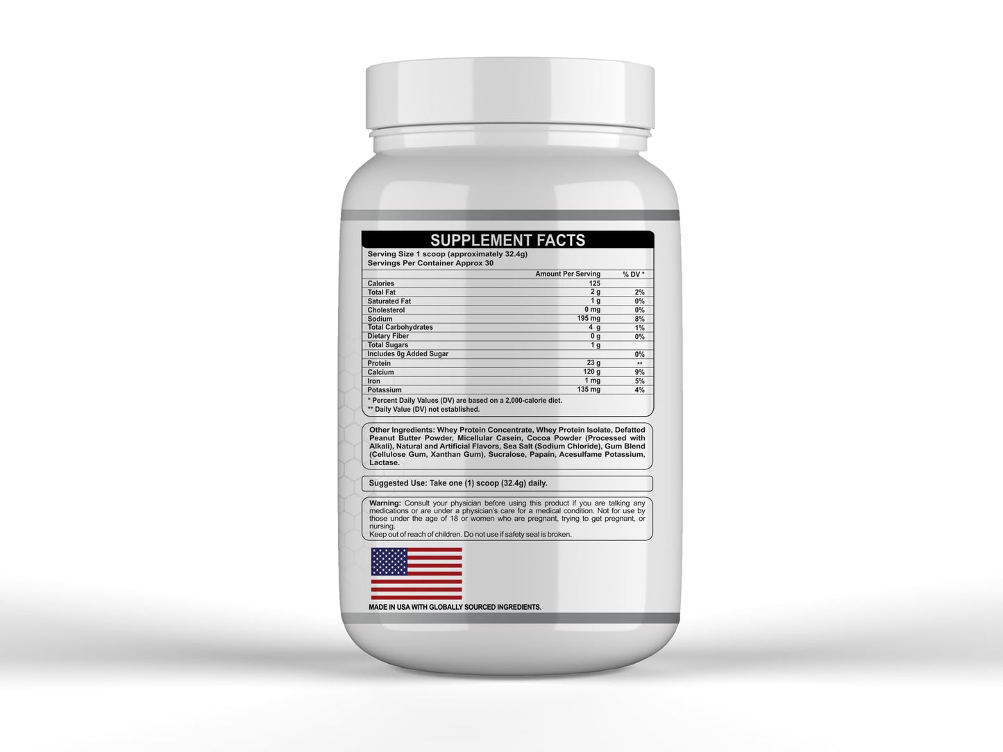 NutritionBizz Warfare 2 lbs Advanced Whey Protein Blend Powder, 32 Servings
